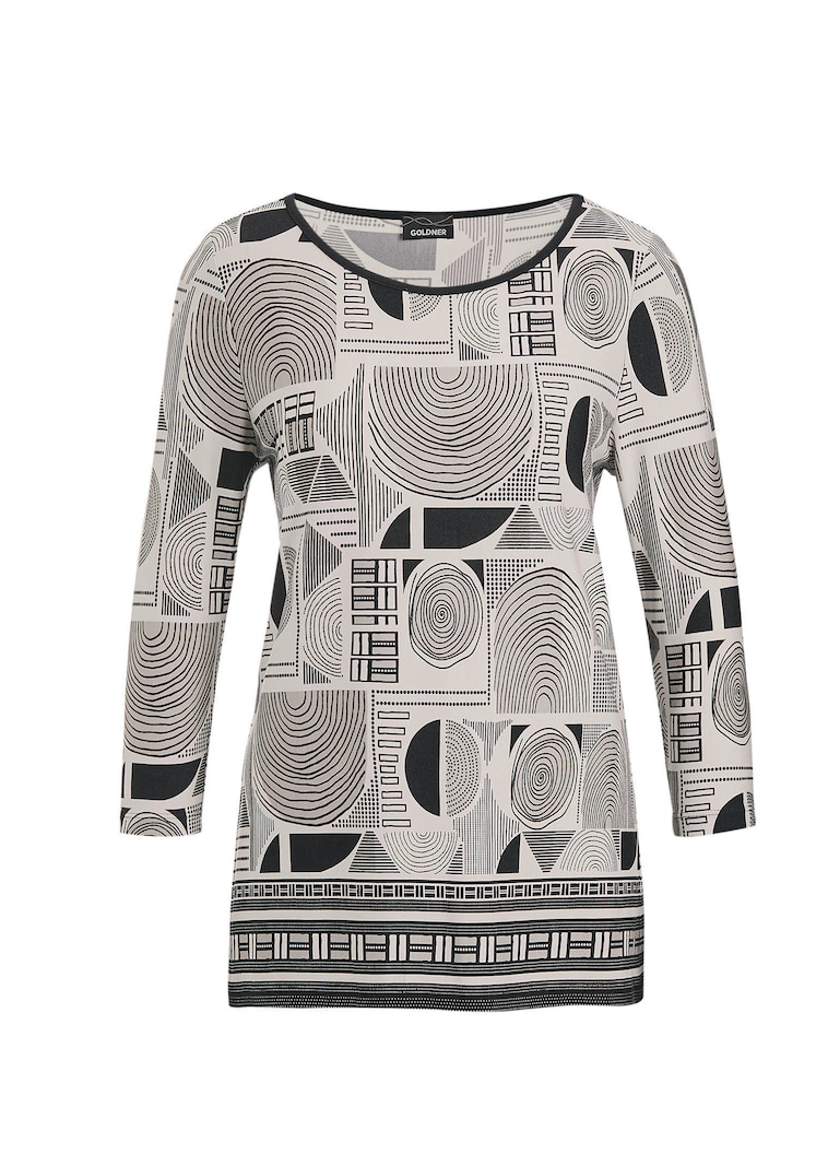 Kuviollinen paita kokopainatuksella