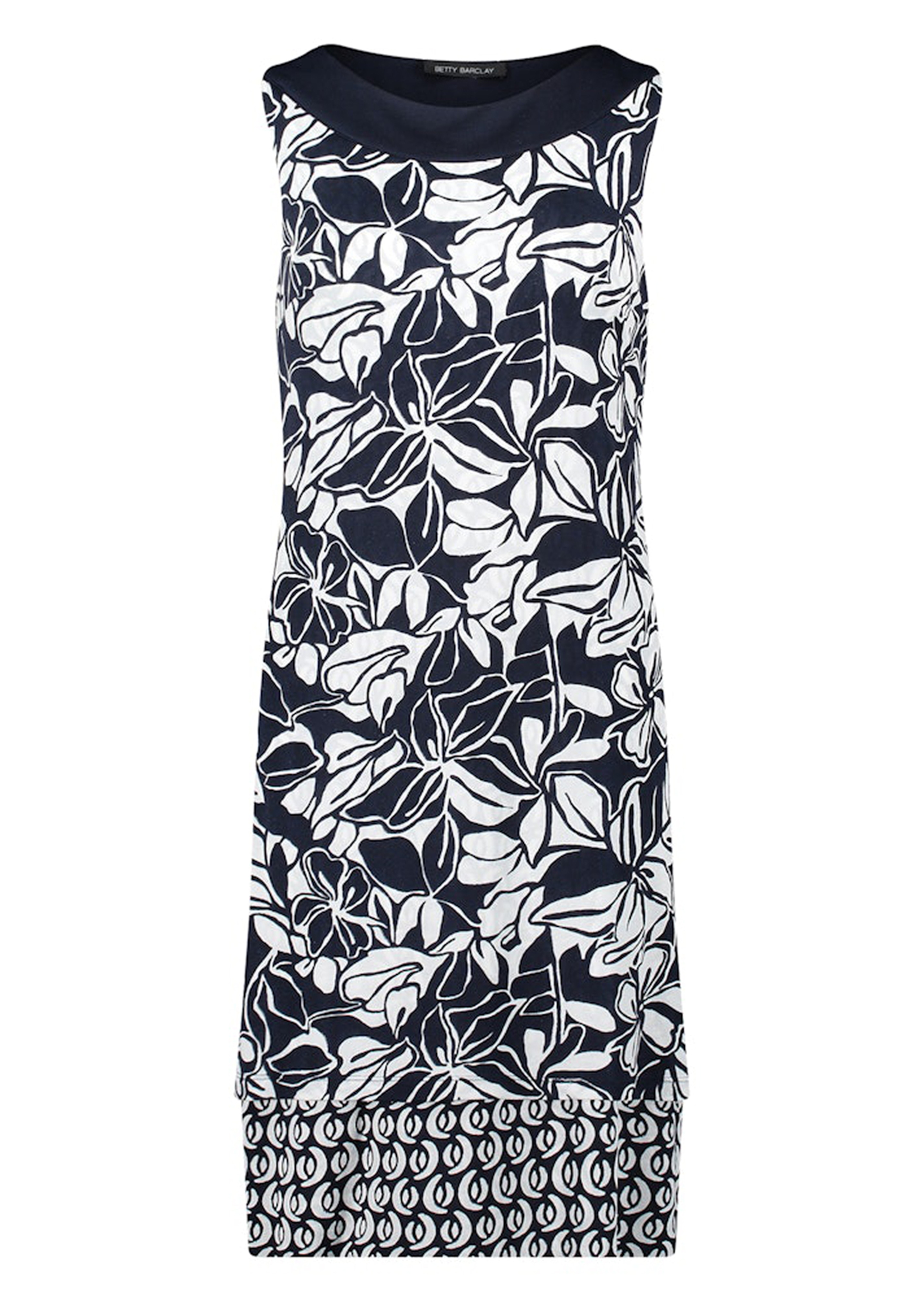 Ärmelloses Wendekleid mit zwei Mustern