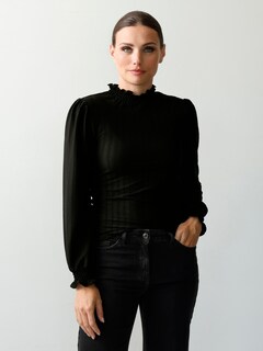 Shirt mit femininem Stehkragen thumbnail 7