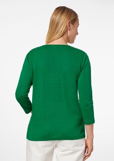 Linen shirt with 3/4 sleeves thumbnail 3