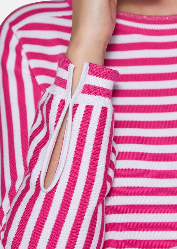 Striped jumper with long sleeves 4