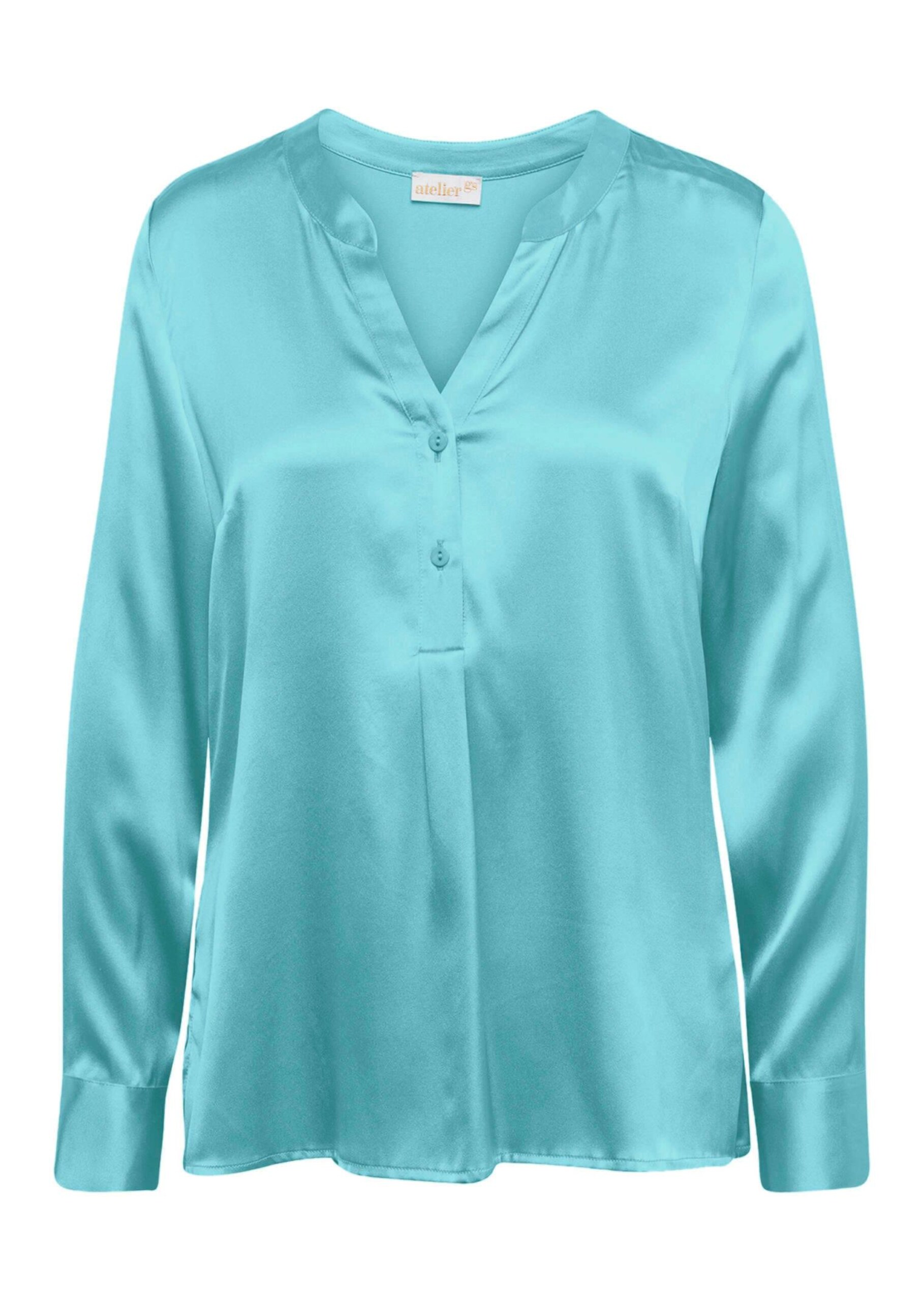 Jaar Cokes Ingang Comfortabele blouse van bijzonder fijne zijde | atelier GOLDNER