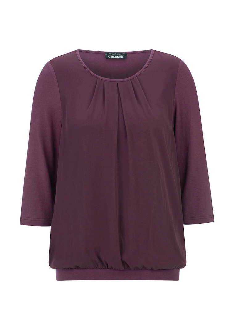 Gepflegtes Shirt in eleganter Blusen-Optik