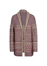 Strickjacke mit Schalkragen im Mustermix thumbnail 6