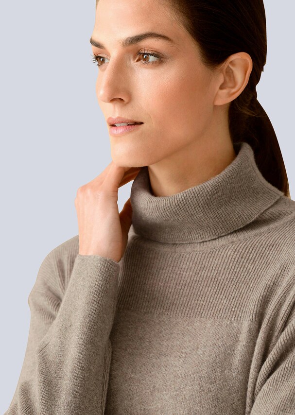 Strickkleid mit Rollkragen