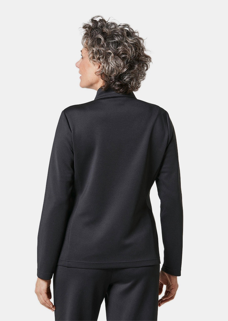 Leichte Freizeitjacke mit Stehkragen und Reißverschluss