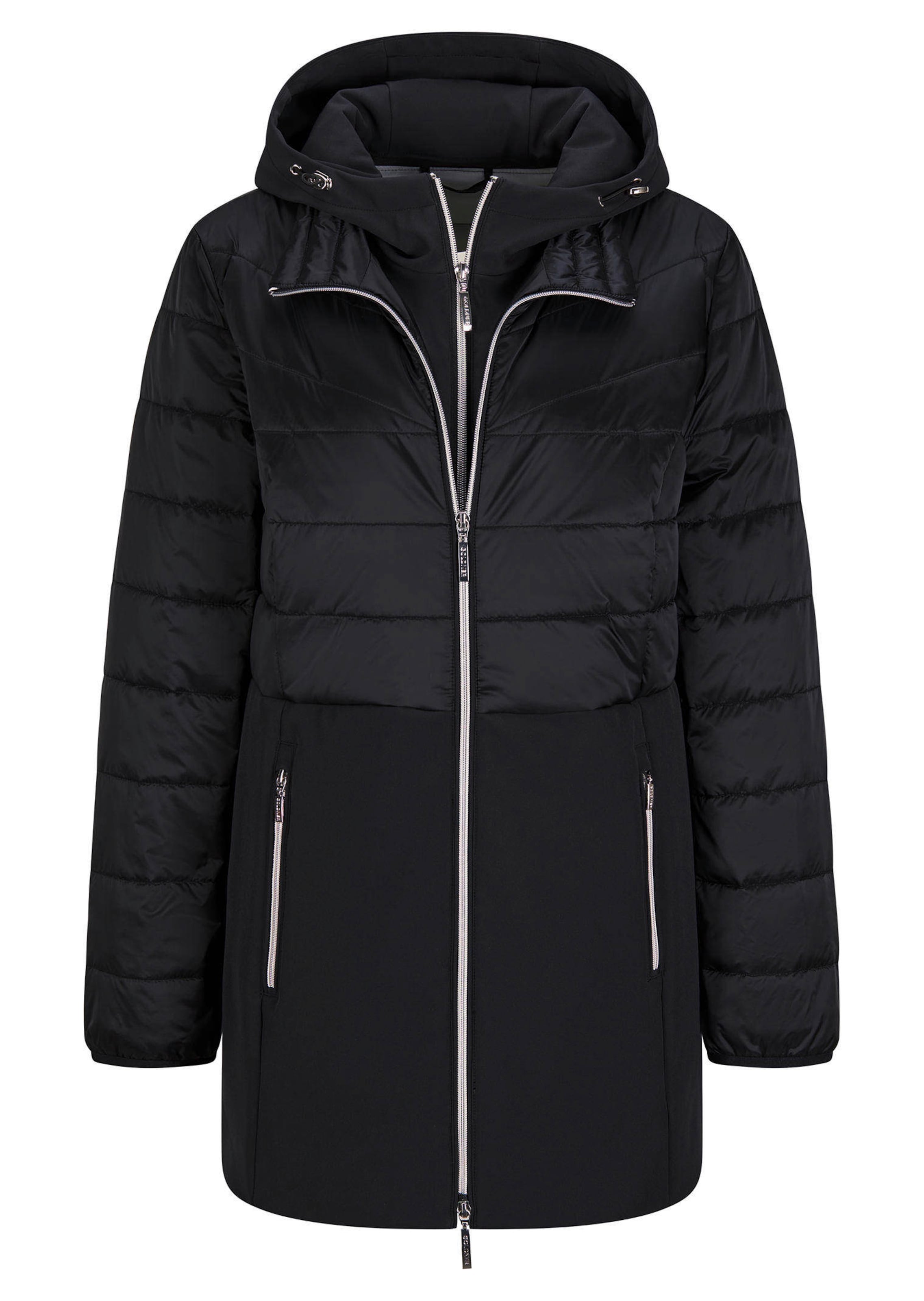 Steppmantel mit Softshell-Einsatz