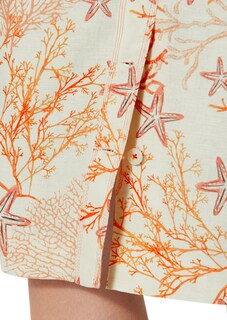 Flared skirt with a unique maritime print thumbnail 5