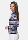 Cardigan motifs norvégiens en maille jacquard de haute qualité thumbnail 4