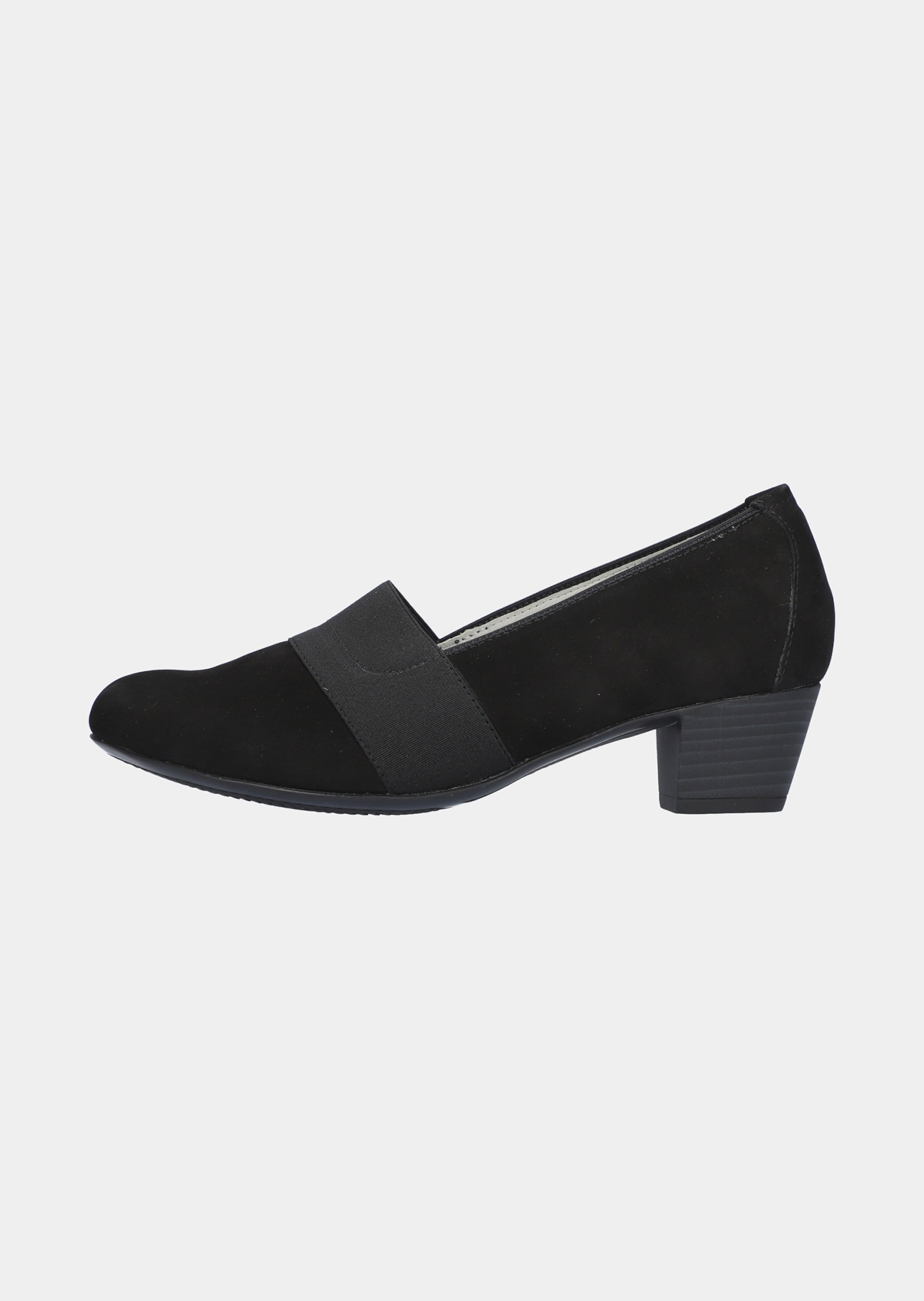 Escarpins en nubuck avec talon bloc