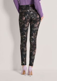 5-Pocket-Hose mit floralem Allover-Print thumbnail 3