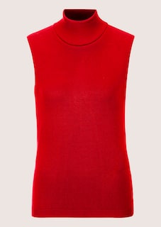 Ärmelloser Rollkragenpullover thumbnail 6