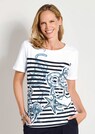 T-shirt en jersey style marin, avec détails brillants thumbnail 7