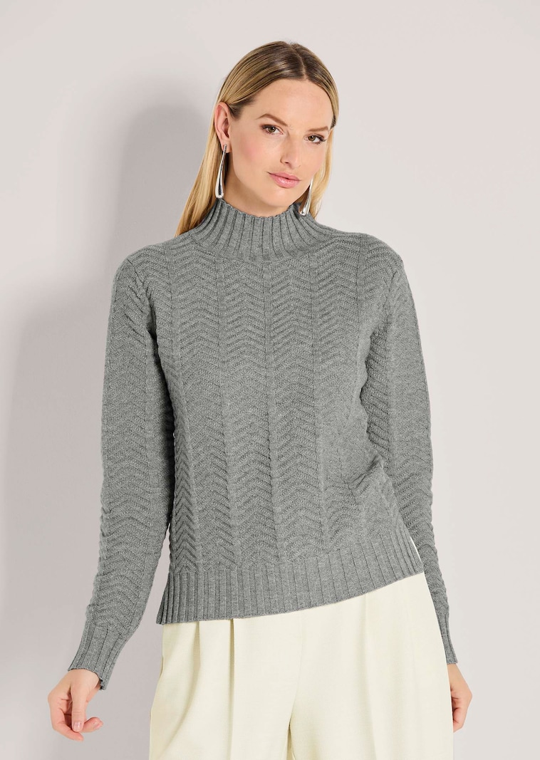 Pullover mit Struktur