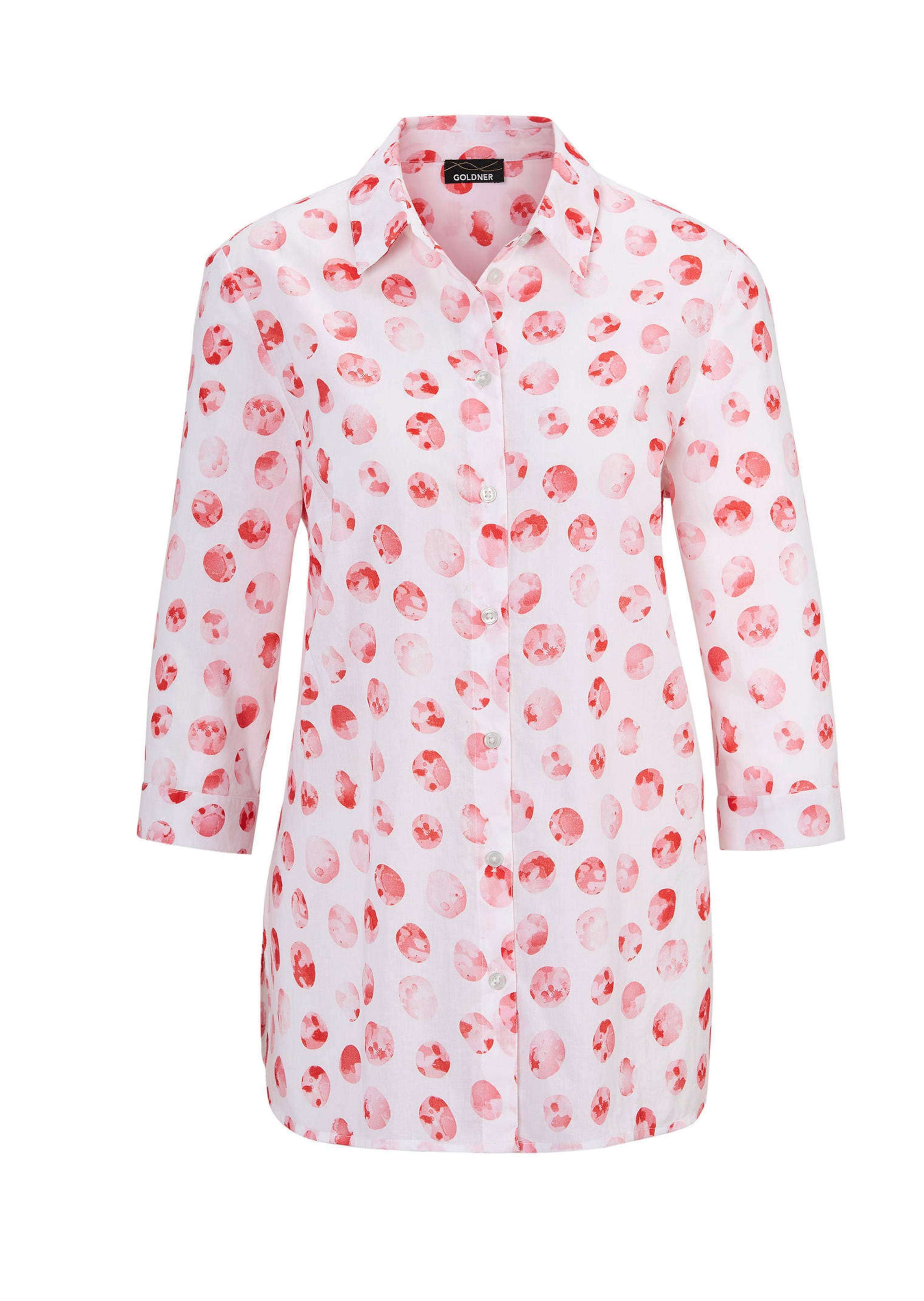 Bluse mit Hemdkragen