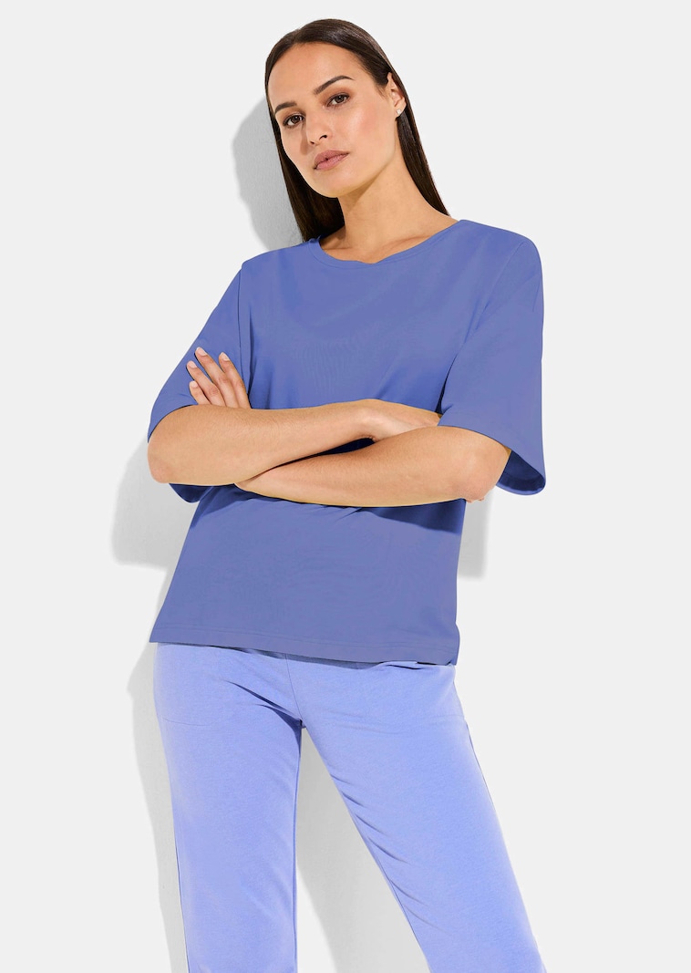 Sweat-shirt en coton et Modal