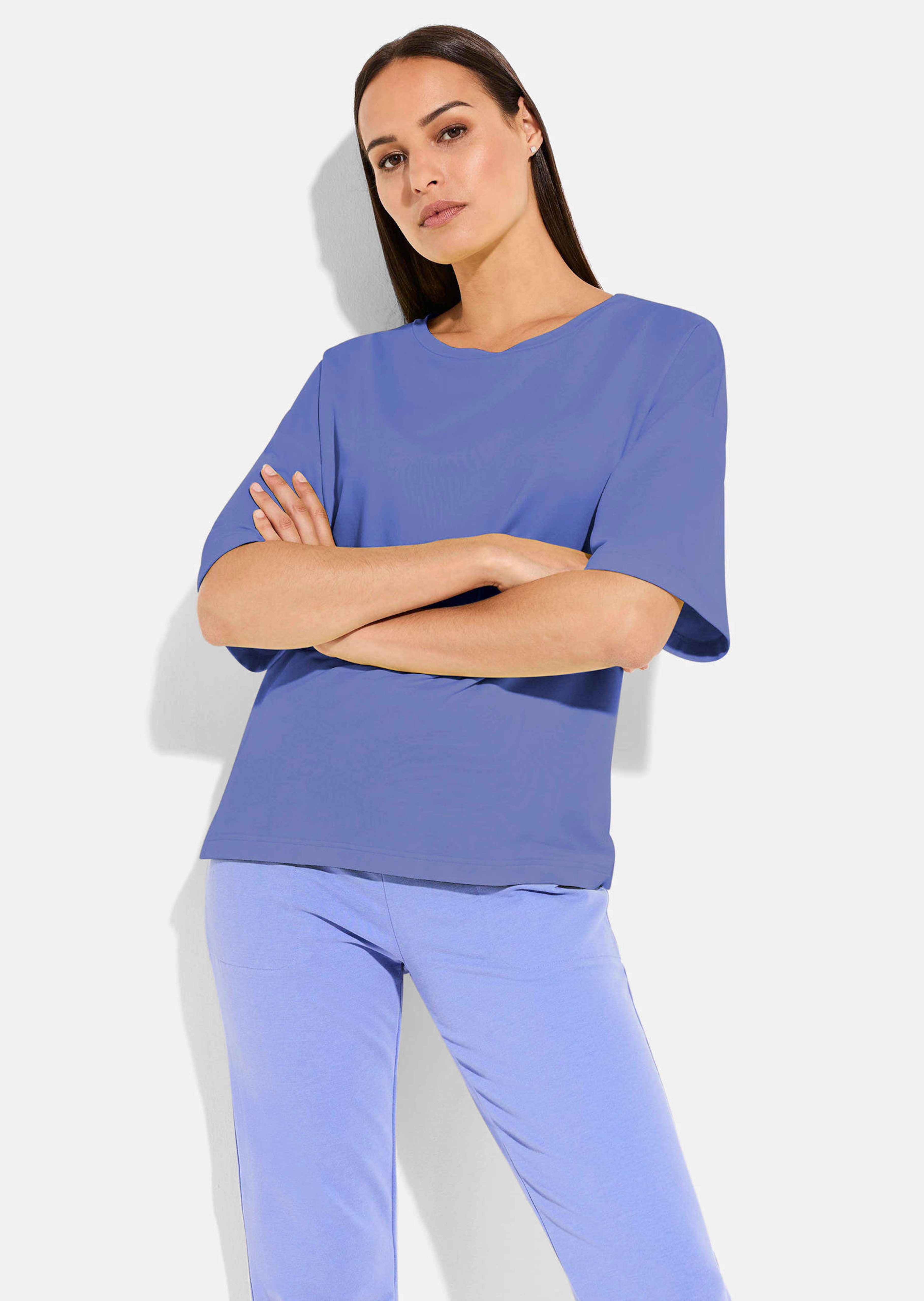 Sweatshirt aus Baumwolle und Modal