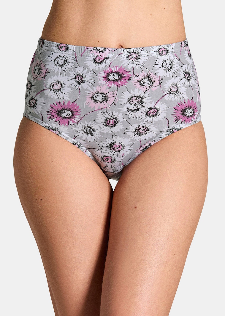 Baumwoll-Taillenslip im Mehrfachpack