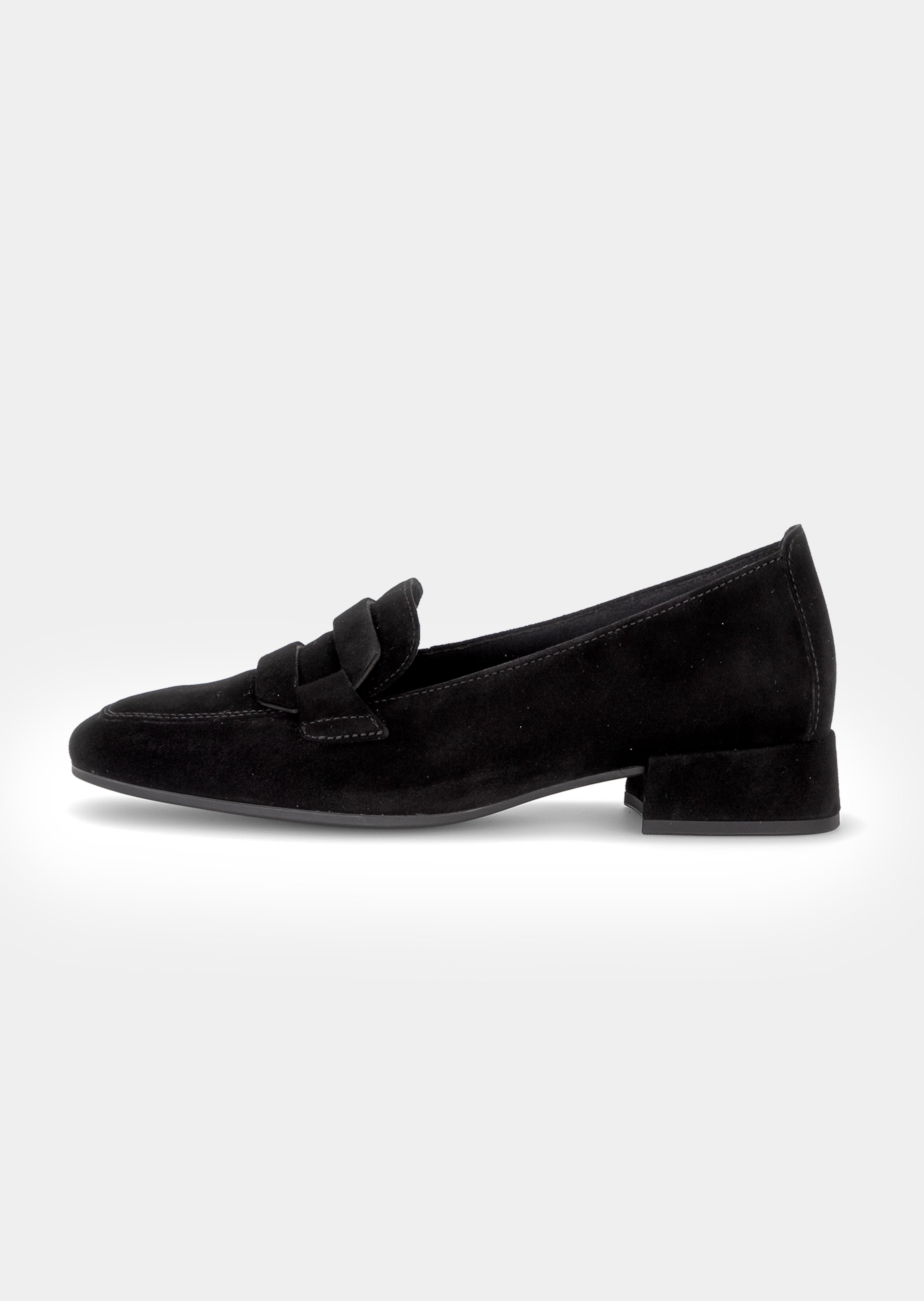 Leren veterschoen met decoratief element
