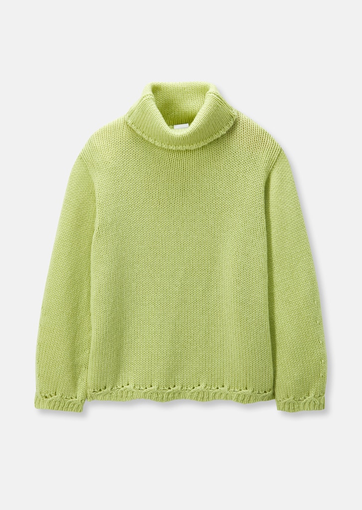 Pure new wool jumper in merino quality. 5