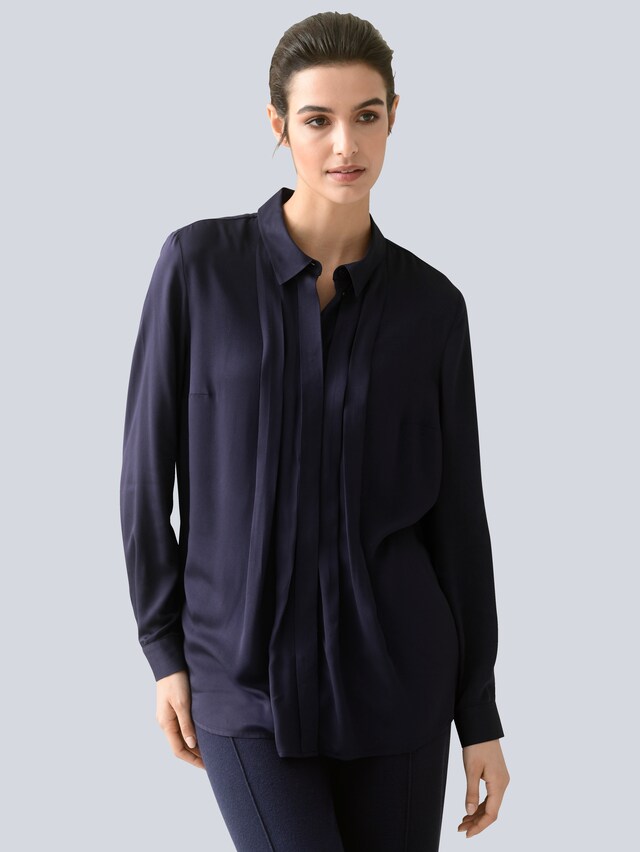 Bluse aus reiner Viskose-Qualität 1