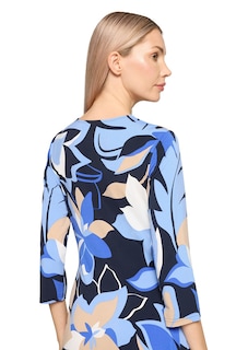 Midikleid aus Slinky-Jersey mit Raffung thumbnail 4