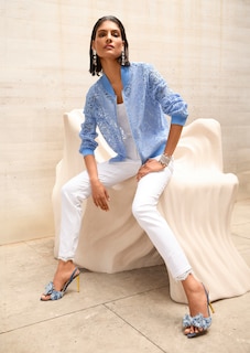 Lace blouson thumbnail 7