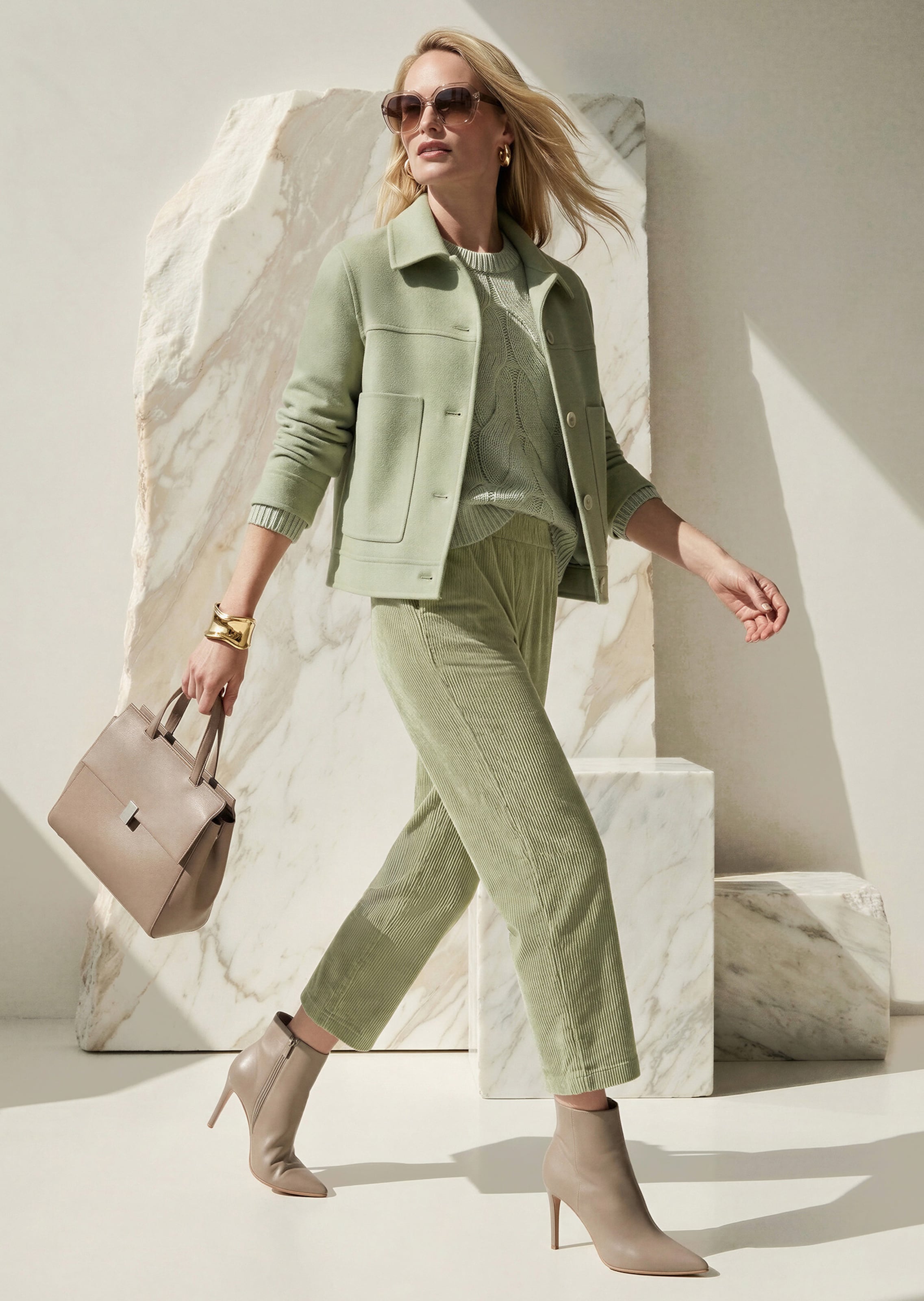 Cord-Culotte mit elastischem Bund