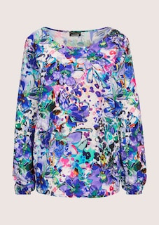 Bluse mit Blumenprint thumbnail 6
