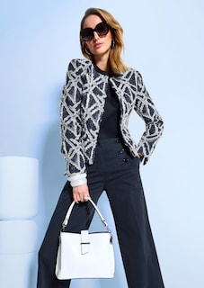 Blazer with glazed yarn thumbnail 7