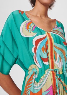 Sommerkleid mit platziertem Print thumbnail 5