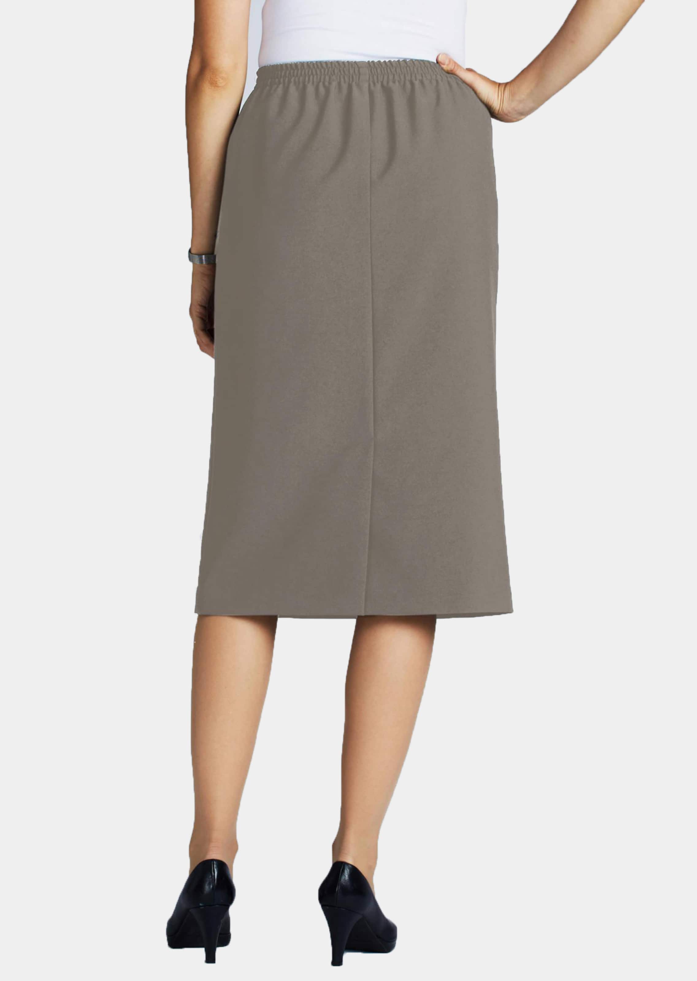 Jupe de voyage infroissable - taupe - Gr. 54 de Goldner Fashion