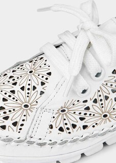 Leder-Slipper mit Lochmuster thumbnail 3