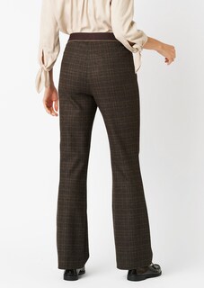 Jersey broek Alice New Flared met ruitpatroon thumbnail 3