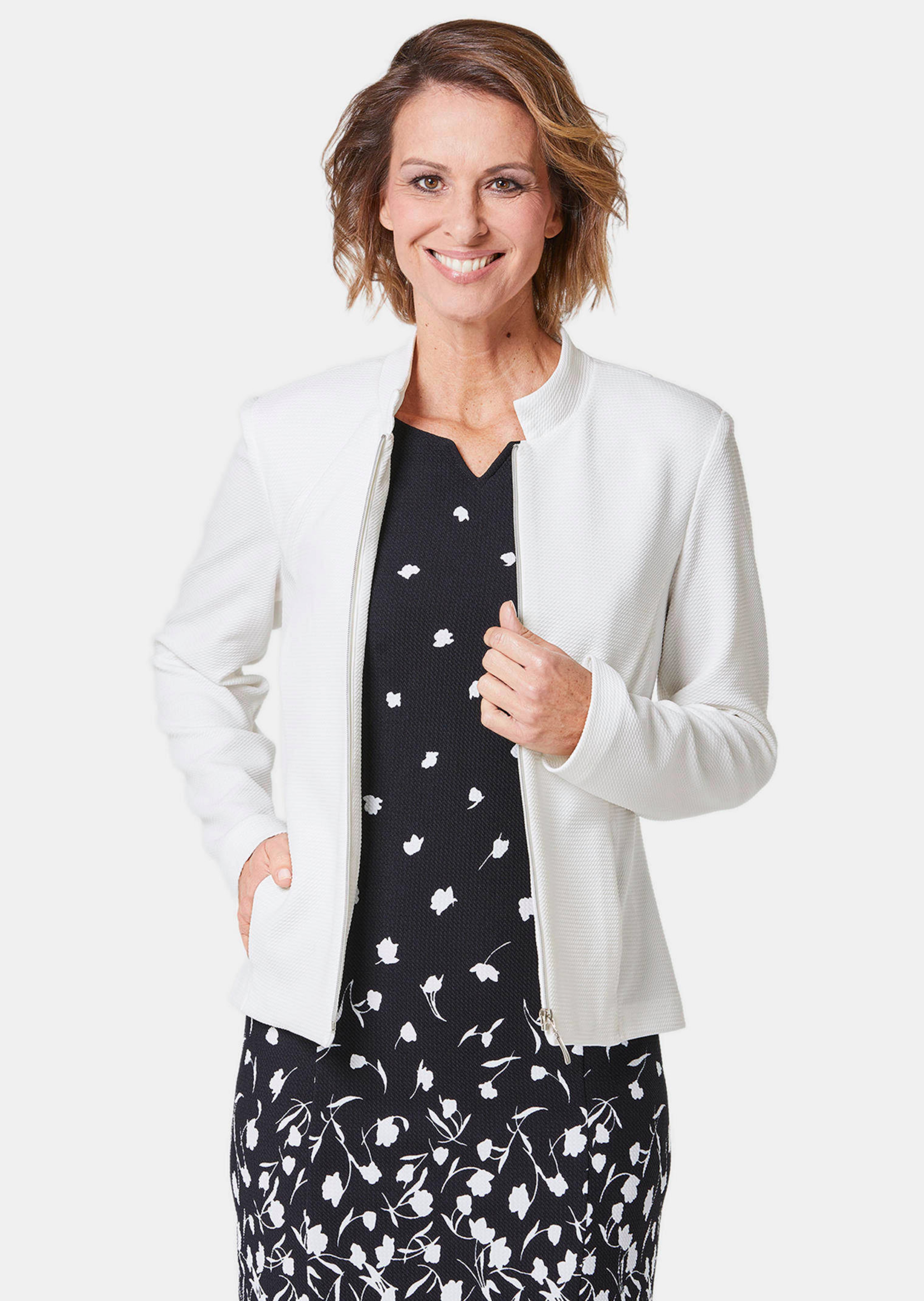 Comfortabele blazer met geraffineerde kraag