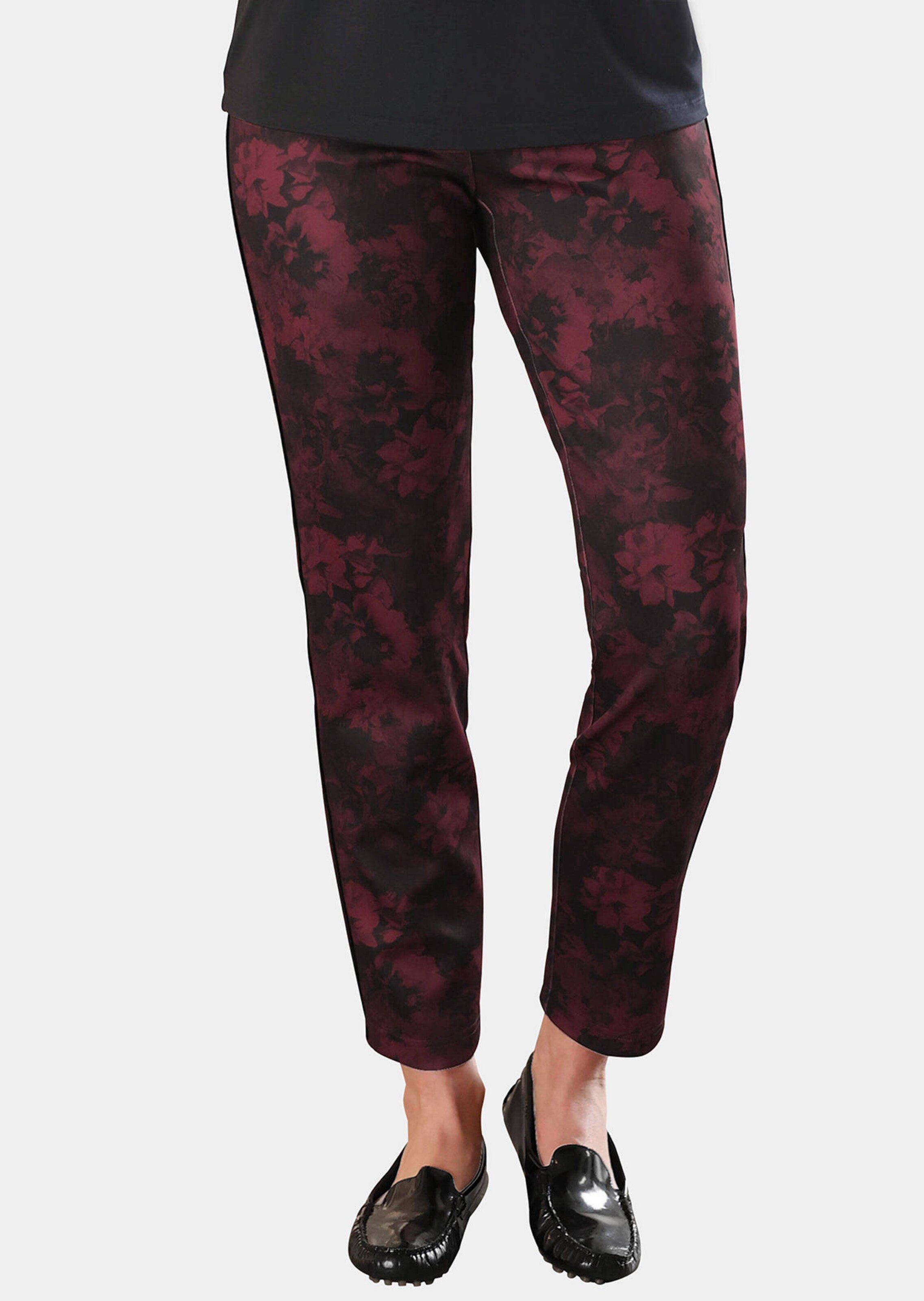 Bequeme Schlupfhose Louisa mit attraktivem Floraldruck