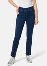 Schmale Schlupf-Jeans aus innovativem Sweat-Denim thumbnail 1