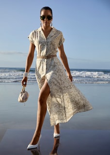 Sommerliches Blusenkleid mit Floralprint thumbnail 7