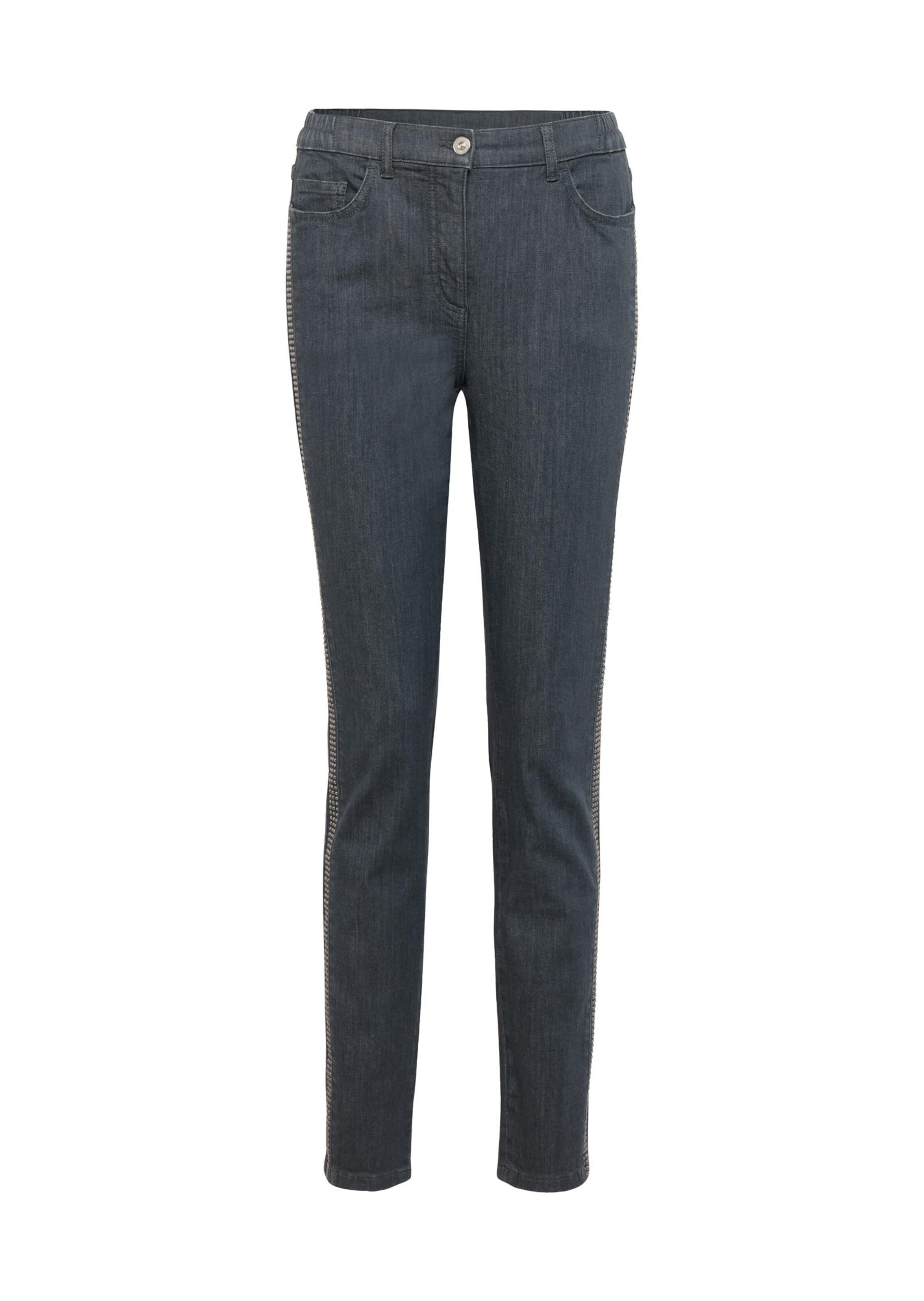 Pantalon avec détails scintillants - gris - Gr. 58 de Goldner Fashion