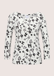 Shirt mit Fantasy-Print und Strass thumbnail 6