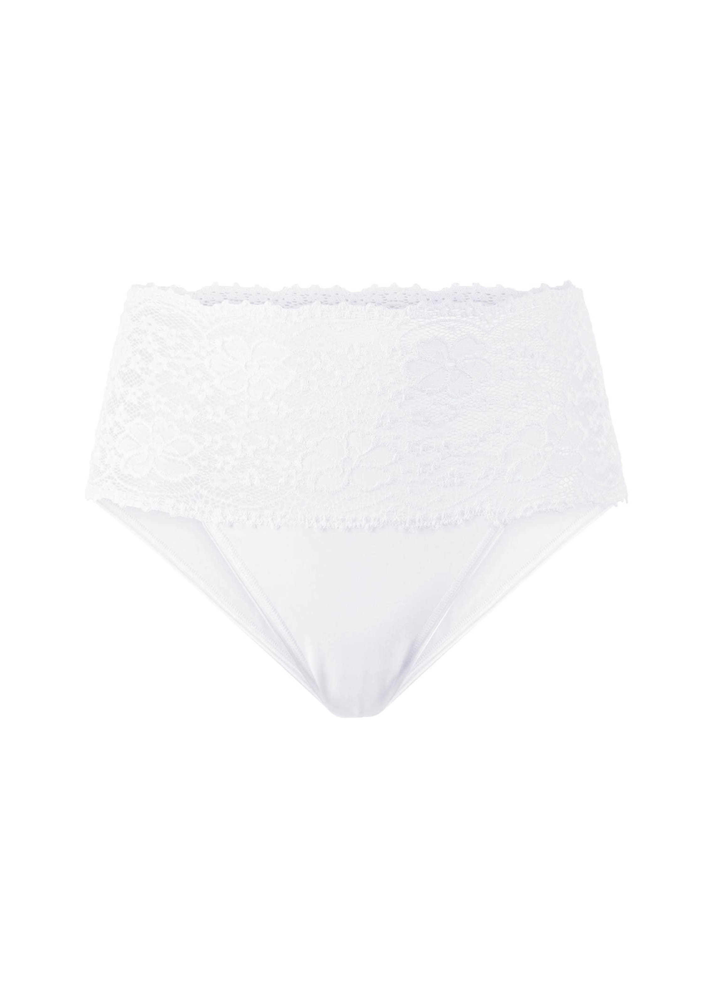 Tailleslip met brede kanten tailleband