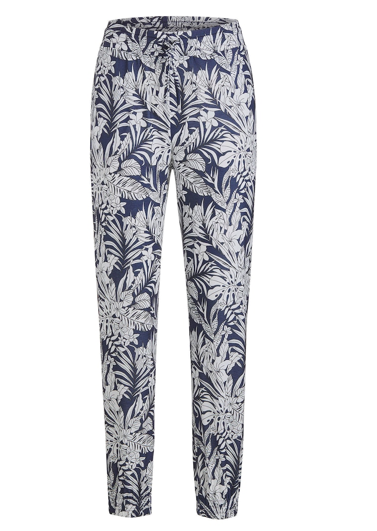 Confortable pantalon de jogging imprimé feuilles