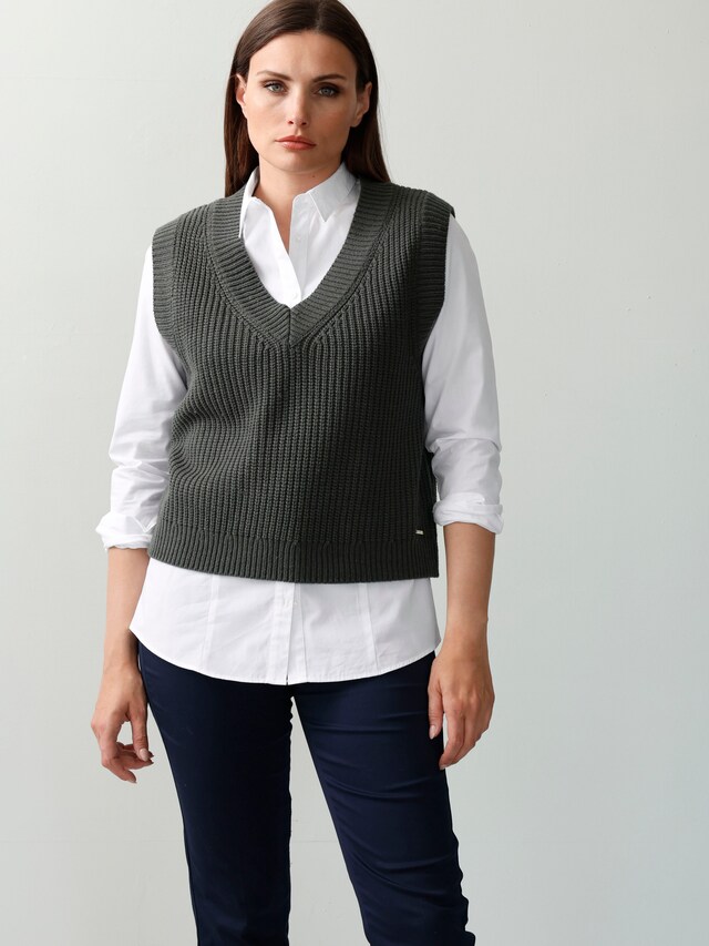 Pullunder mit V-Ausschnitt