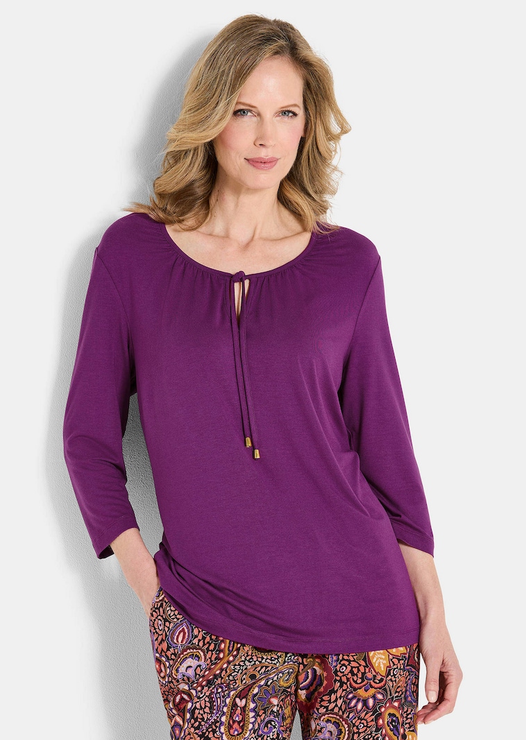 Shirt van zachte viscose-jersey