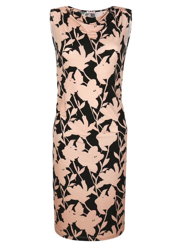 Kleid mit femininem Wasserfall-Ausschnitt 4