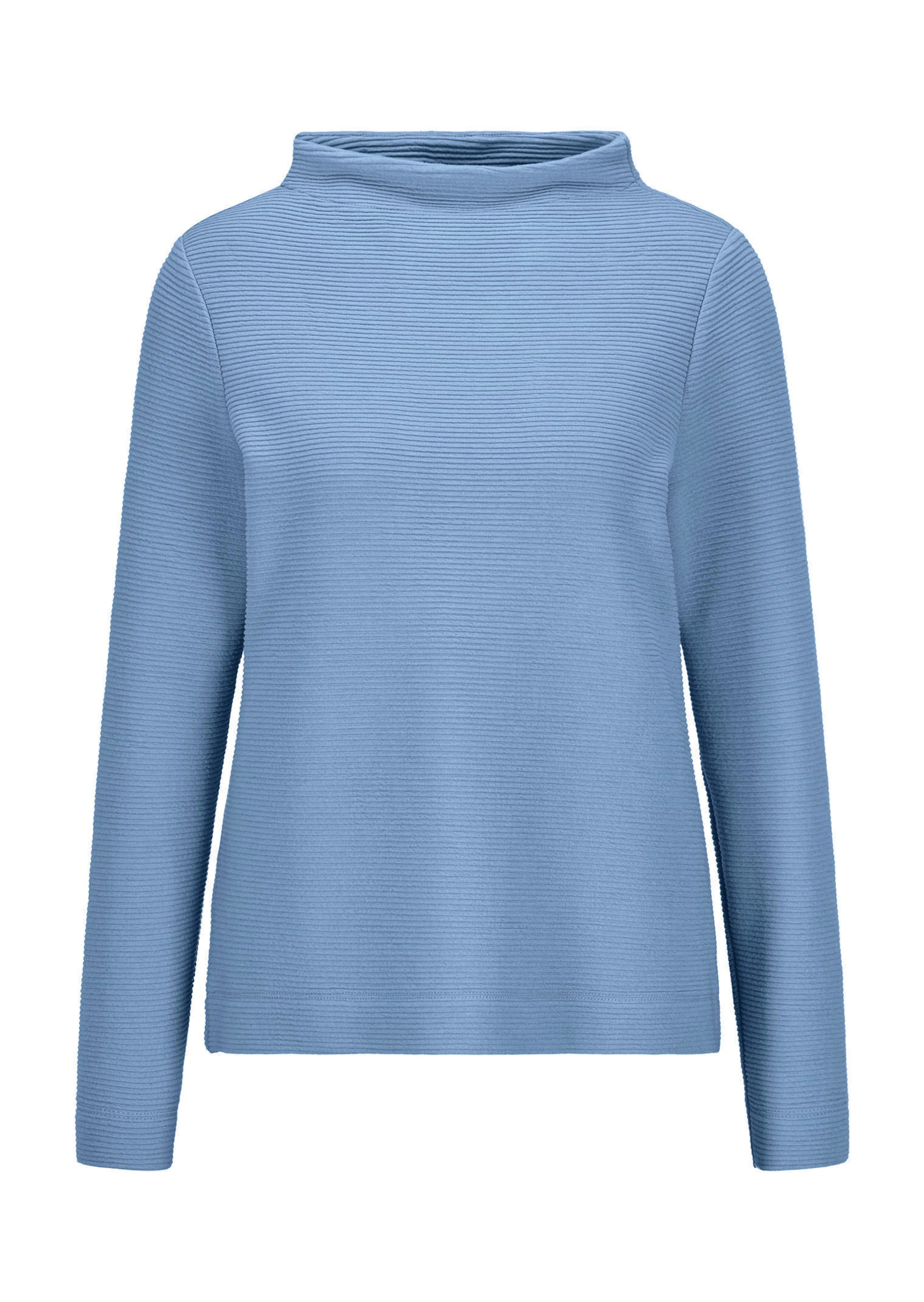 Ottoman-Sweatshirt mit Turtleneck