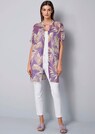 Transparente Bluse mit Knopfleiste thumbnail 2
