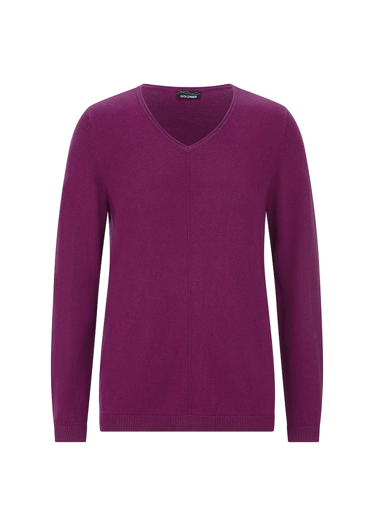 Pull à encolure en V en COTTAMIRA