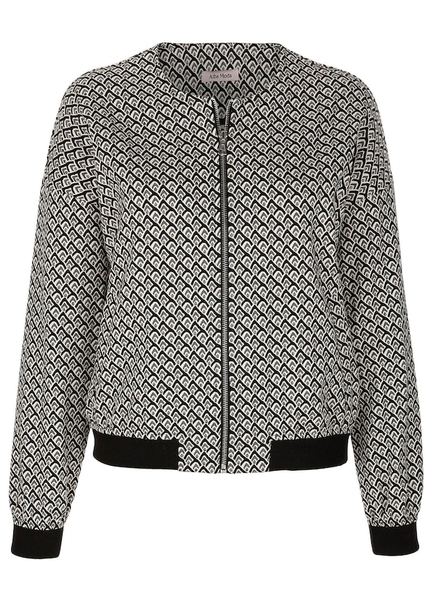 Jacke mit grafischen Allover-Print 3