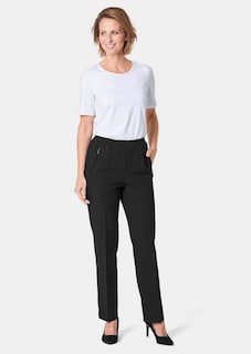 Onderhoudsarme broek CARLA met elastische tailleband thumbnail 2
